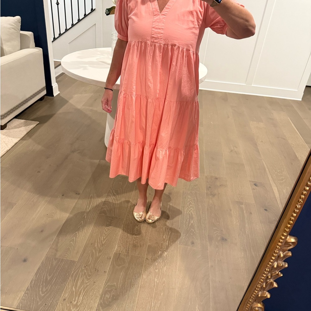 English Factory Pink Midi Dress